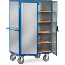 Kastwagen 750 kg 1000x680 met 5 etages, verzinkt staalplaat en spanjoletsluiting