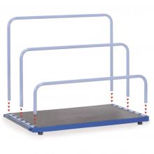 Platenstandaard 1200 kg met laadvlak 1200x800 mm (lxb)