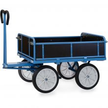 Handtrekwagen met houten wanden 1200x800x1190 mm (lxbxh) 1000 kg