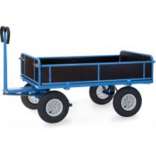 Handtrekwagen met houten wanden 1600x900x1200 mm (lxbxh) 1000 kg