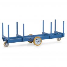 Langmateriaalwagens met rongen 3000 kg polyurethaan wielen