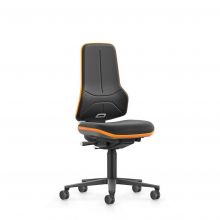 Bimos werkstoel Neon XXL heavy duty Oranje