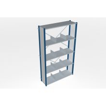 Beginsectie gebruikte Nedcon legbordstelling 2000x970x500 mm (hxbxd) 5 niveaus