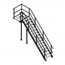 Bordestrap linksaf 3000x800 mm (hxb)