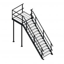 Bordestrap rechtsaf 2800x1200 mm (hxb)