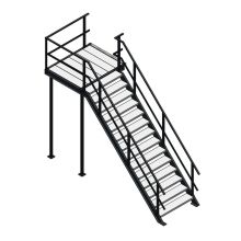 Bordestrap rechtsaf 2800x1200 mm (hxb)