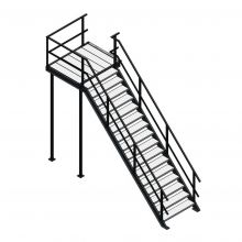 Bordestrap rechtsaf 3200x1200 mm (hxb)