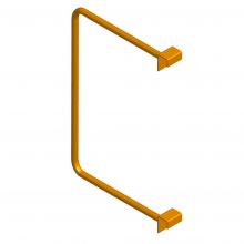 Deurenbeugel Palletstelling 800x1050mm tbv liggerbreedte 40/50mm RAL2008