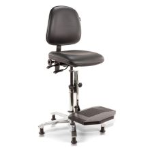 Score werkstoel Ergo Line 2308 met glijders en voetenplank 46-59cm
