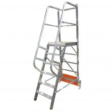 Platformtrap Krause Vario Compact met stabilisator 750mm 6 treden 1400mm