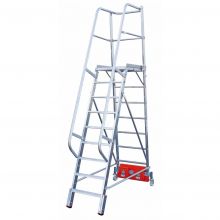 Platformtrap Krause Vario Compact met stabilisator 750mm 9 treden 2100mm
