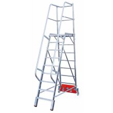 Platformtrap Krause Vario Compact met stabilisator 750mm 9 treden 2100mm