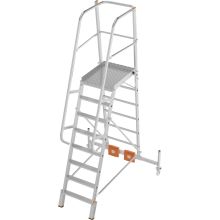 Platformtrap Krause Vario Compact met stabilisator 1365mm 8 treden 1900mm