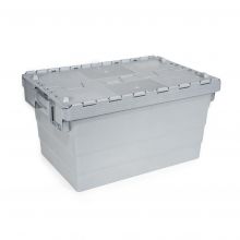 Begra distributiebak, transportbak 600x400x320 mm (lxbxh) grijs