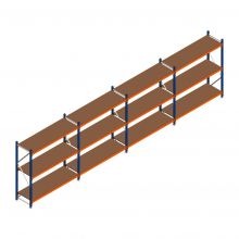 Voordeelrij grootvakstelling Kimer 1750x6250x600 mm (hxbxd) 3 niveaus