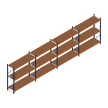 Voordeelrij grootvakstelling Kimer 1750x6250x600 mm (hxbxd) 3 niveaus