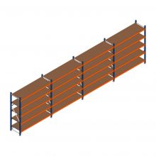 Voordeelrij grootvakstelling Kimer 1750x6250x600 mm (hxbxd) 5 niveaus