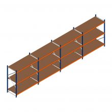 Voordeelrij grootvakstelling Kimer 1750x6250x800 mm (hxbxd) 3 niveaus