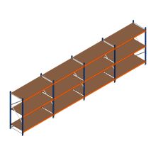 Voordeelrij grootvakstelling Kimer 1750x6250x800 mm (hxbxd) 3 niveaus