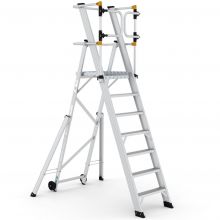 Magazijntrap Wixor opvouwbaar extra veilig 7 treden