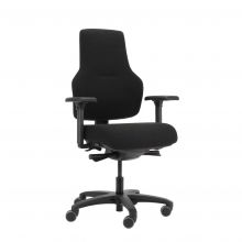 Score bureaustoel At Work met wieltjes 45-60cm lumbaalsteun - hoge rug - kunststof 4D armleggers