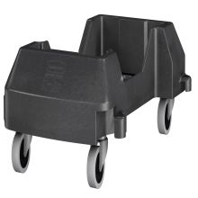 Kunststof koppelbare dolly voor Slim Jim afvalbak, voor 60 en 87ltr kleur zwart.