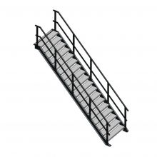 Steektrap, Industriële Trap 3500x1200 mm (hxb)