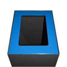 Top modulaire afvalscheidingsunit 60ltr, Blauw