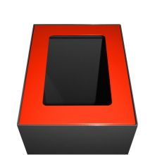 Top modulaire afvalscheidingsunit 60ltr, Rood