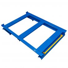 Treklade voor palletstelling 1200x800 mm 1000kg blauw