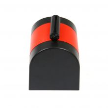 Spoel met afzetlint voor wandmontage rood-wit 50mm 10m