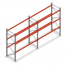 Combideal palletstelling AR T2 3000x5640x1100 mm (hxbxd) 3 niveaus 2844kg/niv met voorgemonteerde frames