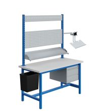 Werkbank Sofame laminaat 30mm 1500x750x830mm 500kg Blauw