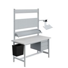 Werkbank Sofame laminaat 30mm 1500x750x830mm 500kg Grijs