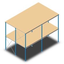Gebruikte dubbele entresolvloer, tussenvloer Spacesolutions 11435x10640x6000 mm (lxbxh)