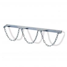 Gasflessen wandhouder voor 3 gasflessen met diameter van 320 mm