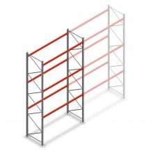 Gebruikte AR T2 palletstelling 4800x3600x1100mm (hxbxd) 3 niveaus beginsectie