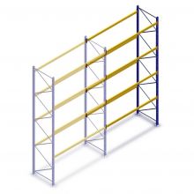 Gebruikte Esmena palletstelling 5250x2700x1100 mm (hxbxd) 4 niveaus aanbouwsectie