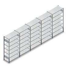 Voordeelrij gebruikte Rauscher FX legbordstelling 2000x6280x400 mm (hxbxd) 7 niveaus