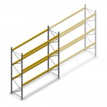 Gebruikte Modulblok palletstelling 4770x3600x1100mm (hxbxd) 3 niveaus beginsectie