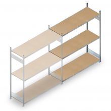 Grootvakstelling HD 2000x2250x600 mm (hxbxd) 3 niveaus aanbouwsectie