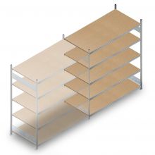 Grootvakstelling HD 2000x2250x800 mm (hxbxd) 5 niveaus aanbouwsectie