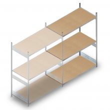 Grootvakstelling HD 2500x2250x800 mm (hxbxd) 3 niveaus aanbouwsectie