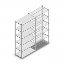 Legbordstelling Light Duty 2000x1000x500mm (hxbxd) 6 niveaus beginsectie