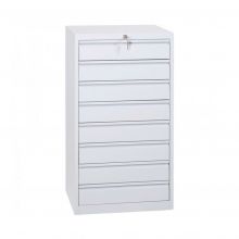 Multiladenkast A3 980x530x430 mm (hxbxd) 8 laden grijs