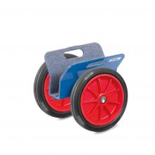 Platenroller 250 kg 300 mm met rubberbanden en klemplaten, klembreedte 0-60 mm