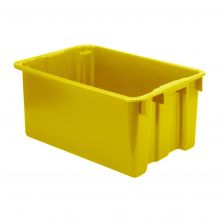 Stapelbare, nestbare euronorm bak LB 650x450x280 mm (lxbxh) geel