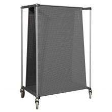 Tentwagen 480x1200 mm met 2 gereedschapspanelen met ronde gaten
