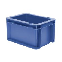 Stapelbare transportkrat TK0 200x100x120 mm (lxbxh) blauw