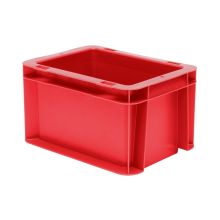 Stapelbare transportkrat TK0 200x100x120 mm (lxbxh) rood